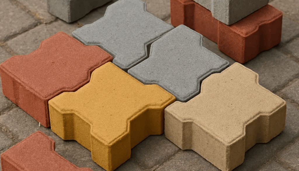 concrete interlock paver blocks